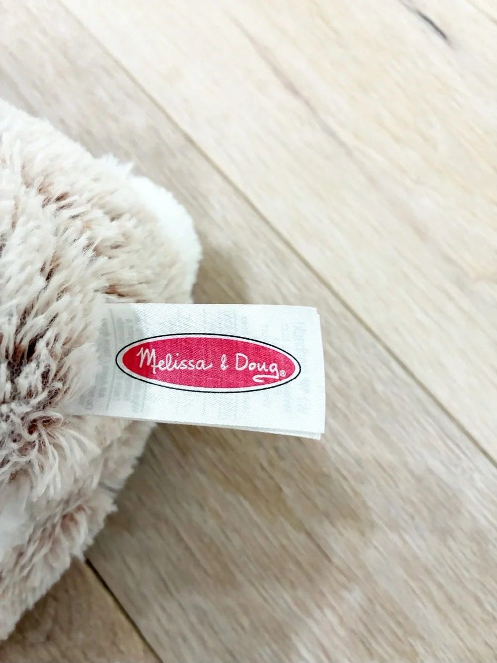 Melissa & Doug Plush Bunny - Cream & Light Brown